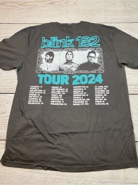Blink 182 Tour 2024 Graphic Tee XL